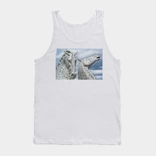 The Kelpies  located between Falkirk and Grangemouth, Scotland Tank Top